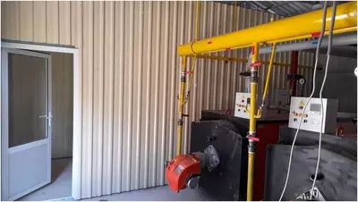 Котел КВ-200 Т (твердое топливо + газ)