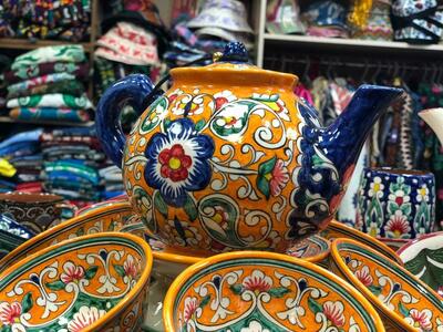 Сувенирные набор посуды из керамики