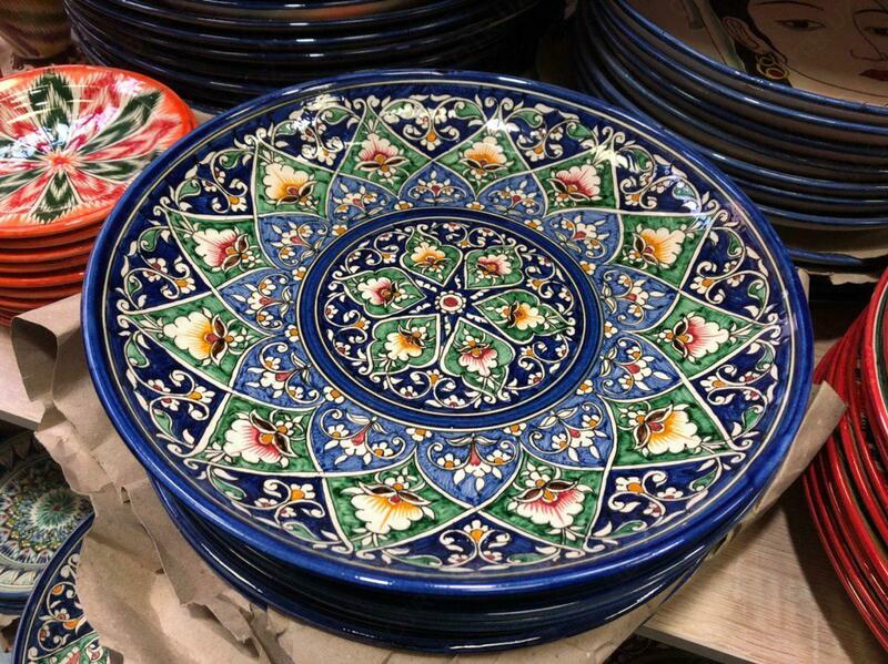 Сувенирные тарелки из керамики ручной работы