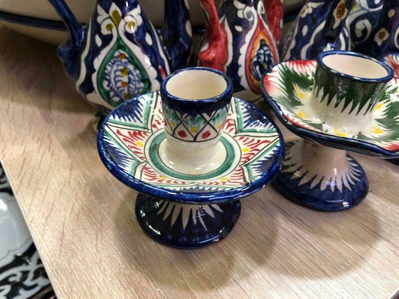 Подсвечник в подарок из керамики