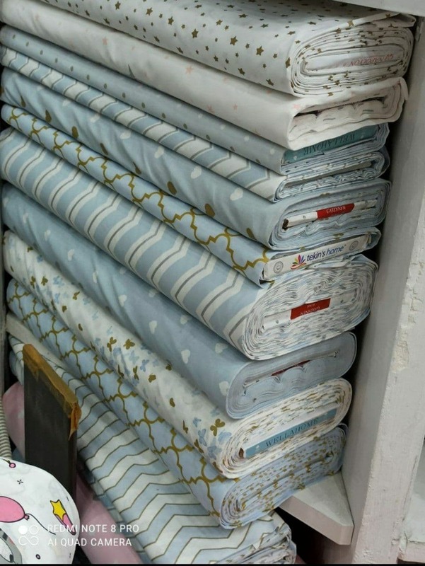 Поплин с глиттером