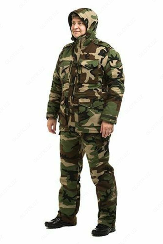 Ishlab chiqaruvchidan izolyatsiya qilingan ishchi kiyim (kamuflyaj) - {0} so'mdan