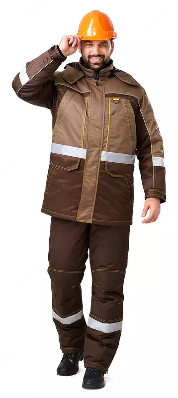 Куртка мужская зимняя (коричневая)