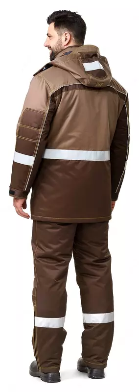 Куртка мужская зимняя (коричневая) - от {0} сум