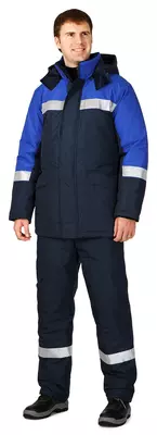 Куртка мужская зимняя (темно-синяя)