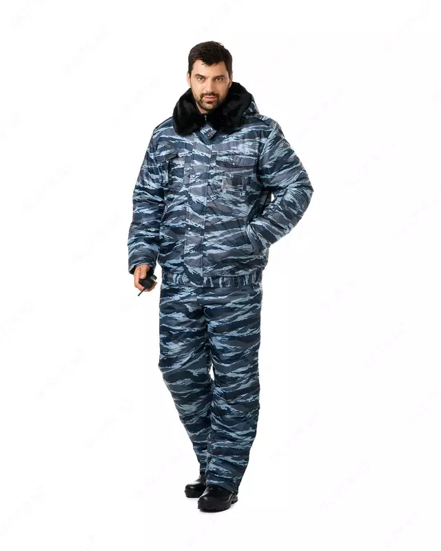 Зимняя форма охранника камуфляж