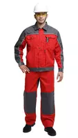 Erkaklar uchun mavsumiy ish kostyumi  kulrang bilan qizil