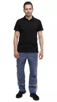 Мужская рубашка-поло  черный