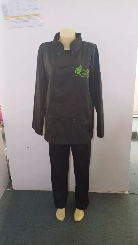 Халат и штаны из ткани микроджинс №2