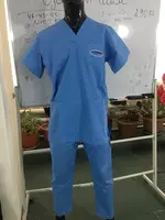 Халат и штаны из ткани микроджинс №9