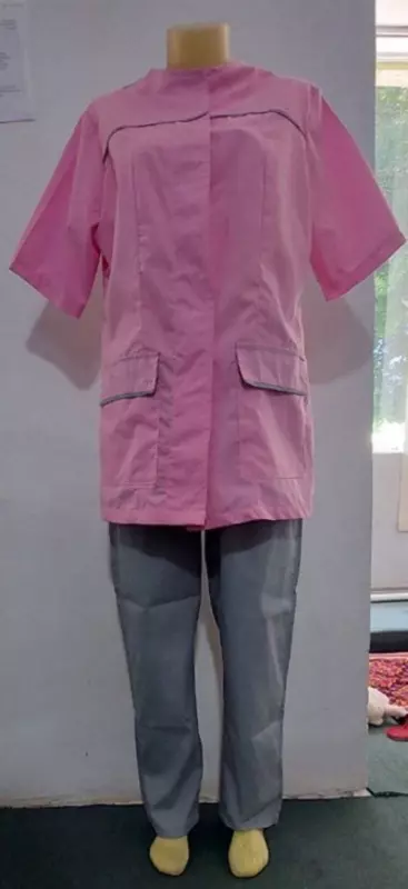 Халат и штаны из ткани микроджинс №14