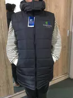 Жилетка утеплённая из смесовой ткани 80/20  утеплитель синтепон №2