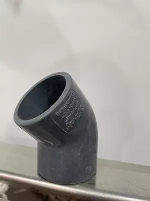 Полуотвод ПВХ 45° для бассейна PIMTAS 32D