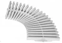 Hovuz uchun burchak qismi 45° tolib toshgan panjara  25 sm