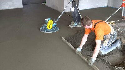 Делаем стяжку пола вертолётом и насосом быстро и качественно! Механизированная стяжка полов!