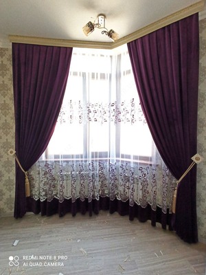 Комбинированные шторы Афина