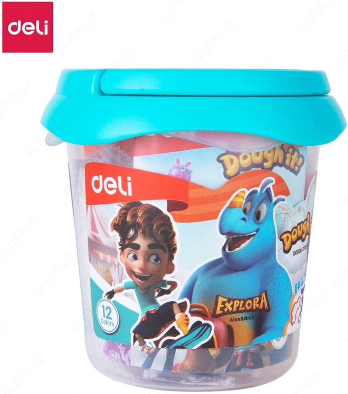 Мягкий ароматизированный пластилин DELI EXPLORA ED75346