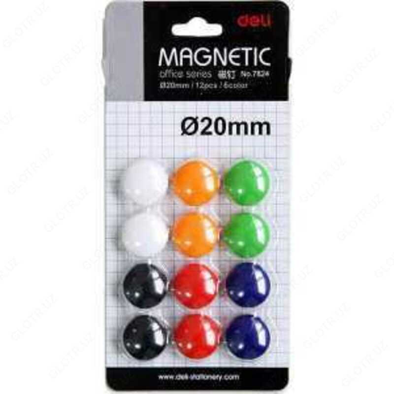Deli Whiteboard Magnets MF913408