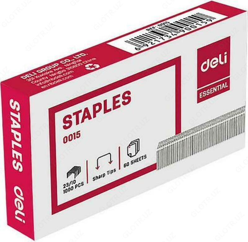 Скобы для степлера Deli № 23/10 E0015 - от {0} сум