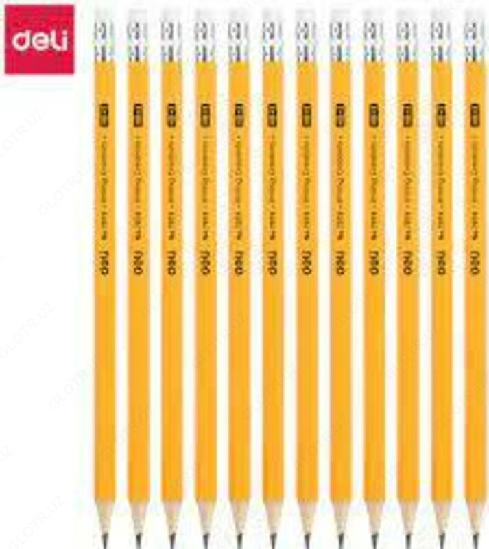 {0} so'mdan HB Deli E7079 silgi bilan qora qalam