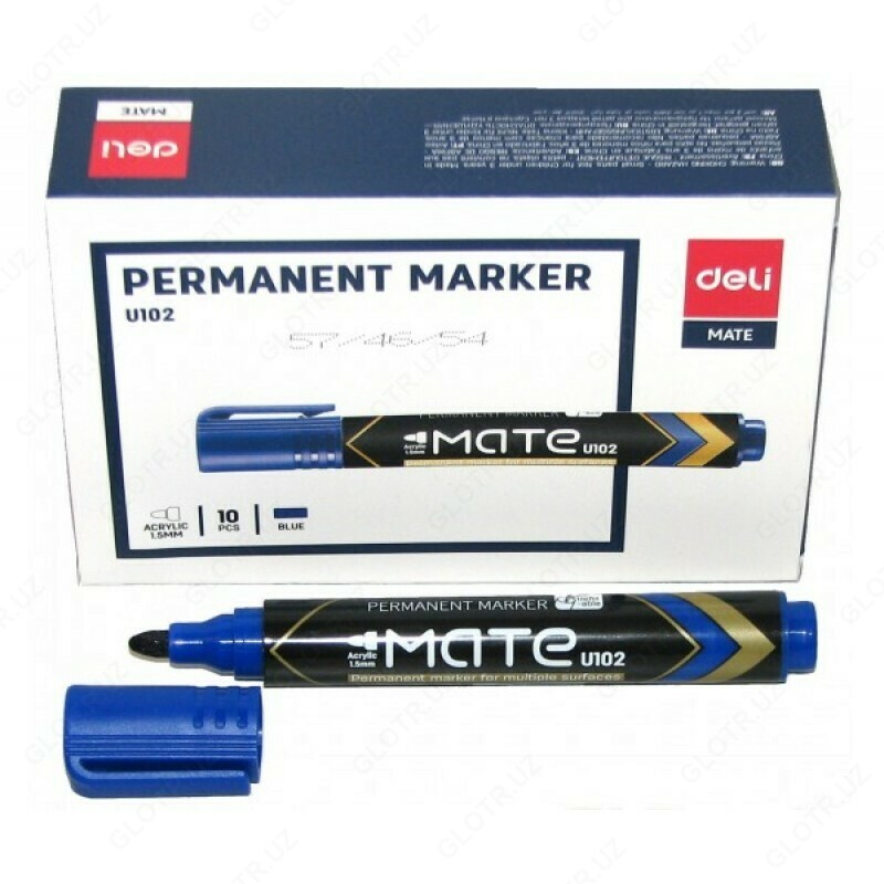 Маркер перманентный Deli EU10230 - от {0} сум