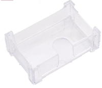 Визитница прозрачная пластиковая 9*5 5см Deli E7621