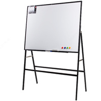  Доска белая 90*150 (на подставке с маркером губкой магнитом) Deli E8785 - 