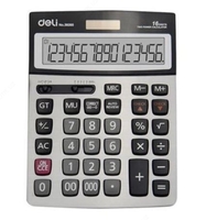 Kalkulyator 16-bitli kulrang 216 * 160 * 41 Deli 39265