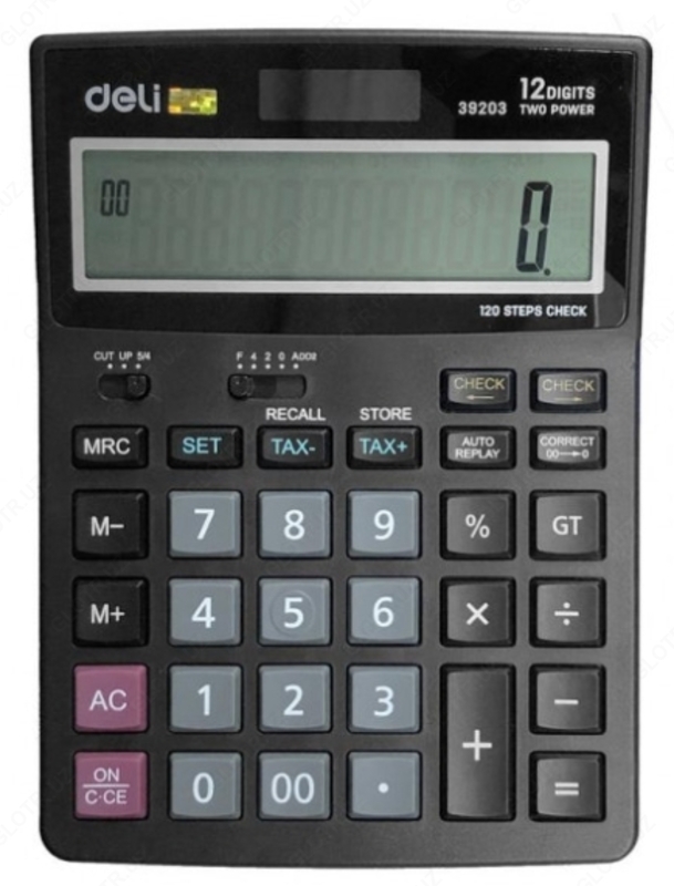 Калькулятор 12 разрядный 198*142*41 Deli E39203