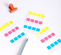  Самоклеящаяся бумага (12x28mm) Deli EA11602 - 