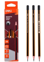 Чёрнографитный карандаш Deli E37015 - от {0} сум