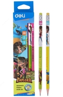 Чёрнографитный карандаш Deli EU52800 - от {0} сум