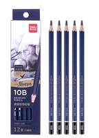 HB Deli E7079 silgi bilan qora qalam - {0} so'mdan