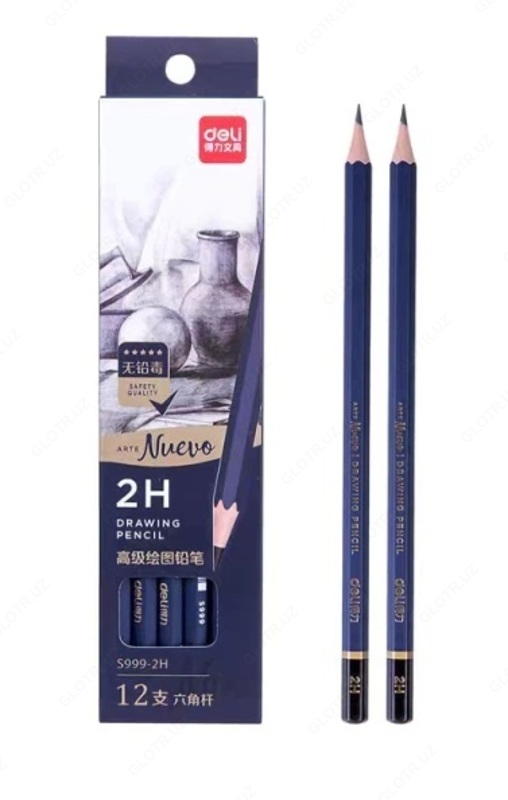 Карандаш художественный Deli S999-2B - от {0} сум