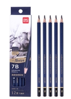 HB Deli E7079 silgi bilan qora qalam - {0} so'mdan