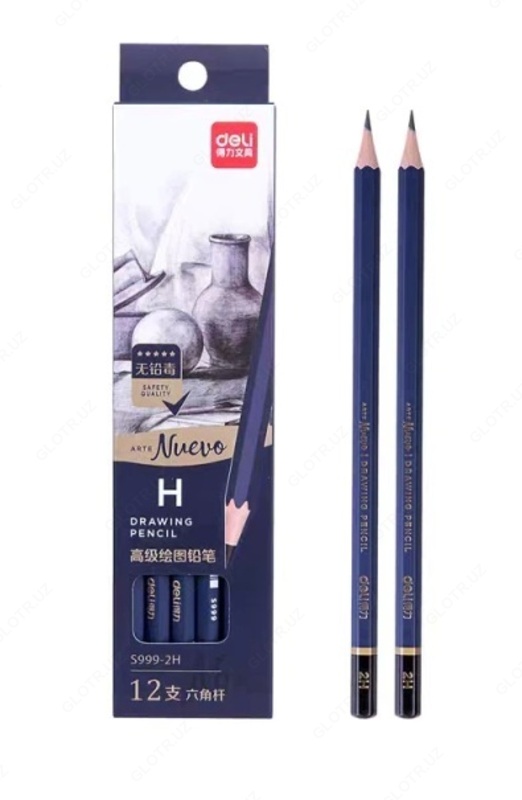 Карандаш художественный Deli S999-H