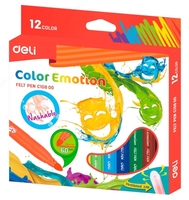 Фломастеры цветные Deli EC10800 - от {0} сум