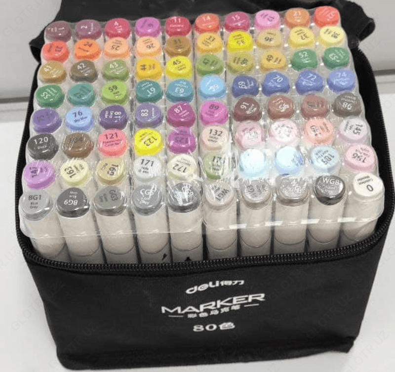 Маркер 80 цветов 7080780 - от {0} сум