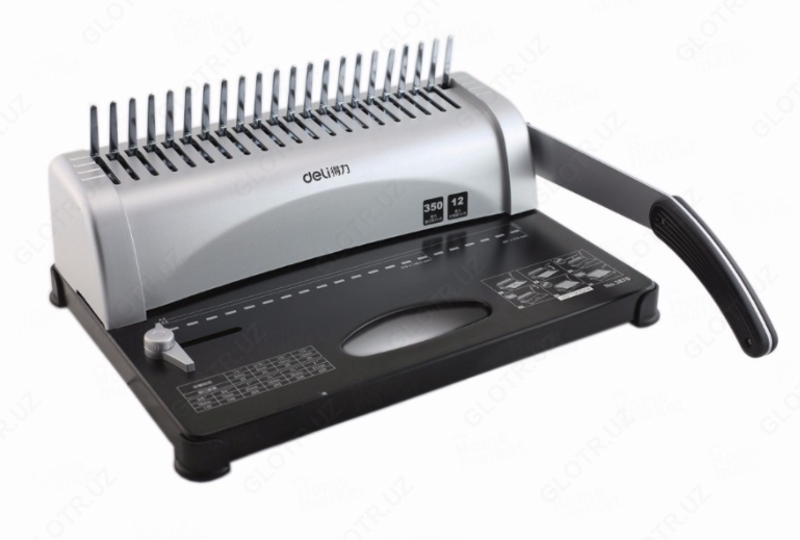  Машина для переплета сш 350 листов проб 12л. ф.А4 Deli E3870 - 