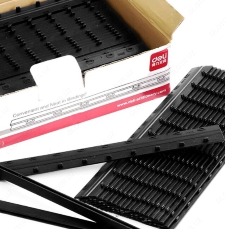 Пружина для переплета (шина15 мм.черн.) Deli 3829