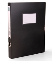 Папка -накопительная черная Deli 5602