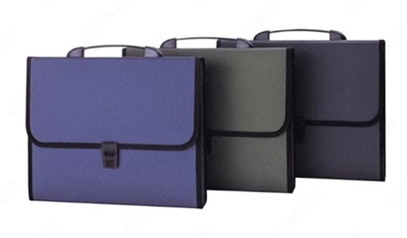 Portfel papkasi  plastmassa  12 xonali  tutqichli  Deli E5556