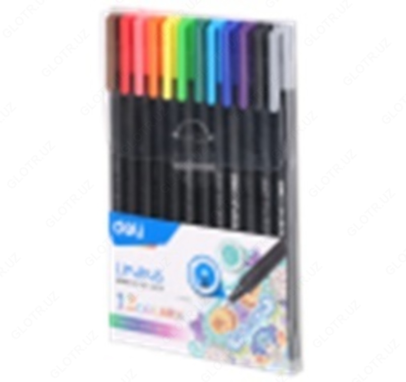 Ручка линерная Fineliner Deli EQ900-12