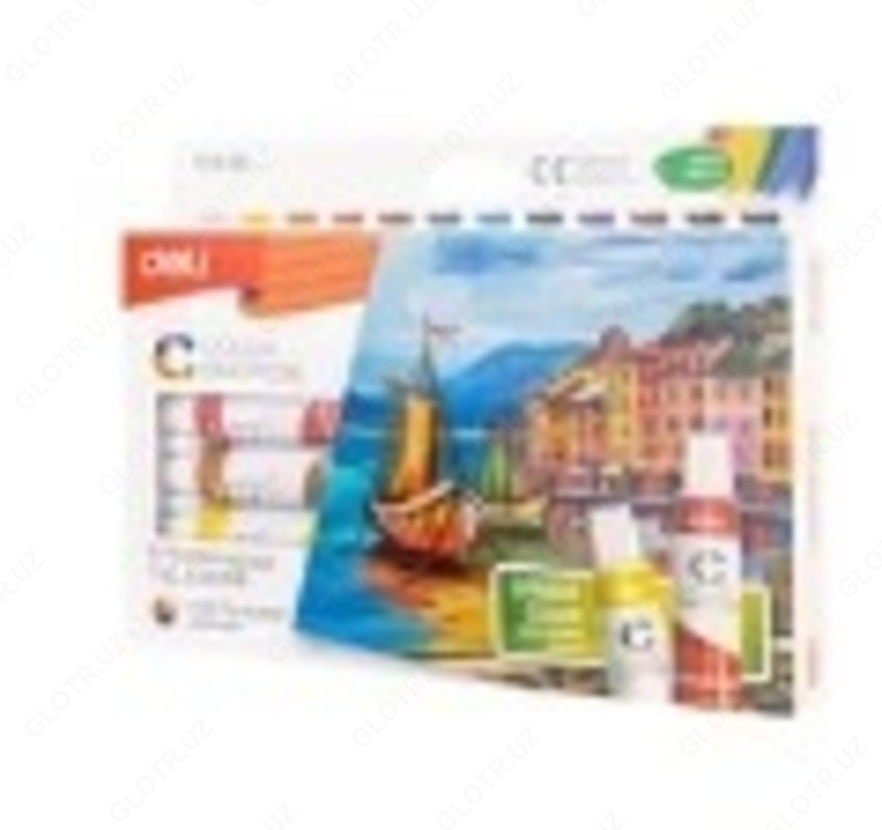 Bo'yoqlar Gouache 12tsv Deli EC11-12