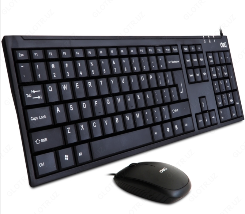 Клавиатура и мышь для компьютера Deli 3710 - от {0} сум