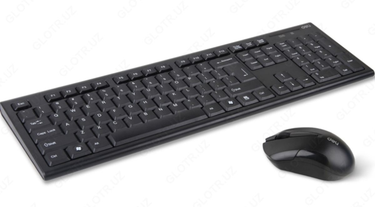 Simsiz kompyuter sichqonchasi + Deli 3728 klaviaturasi, narhi 250 100 ...