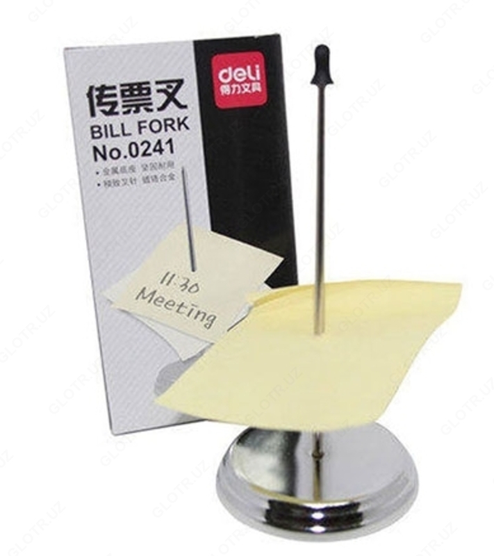 Kvitansiyalar uchun stend 7.6 * 1.2 * 14.2 Deli 0241 - {0} so'mdan