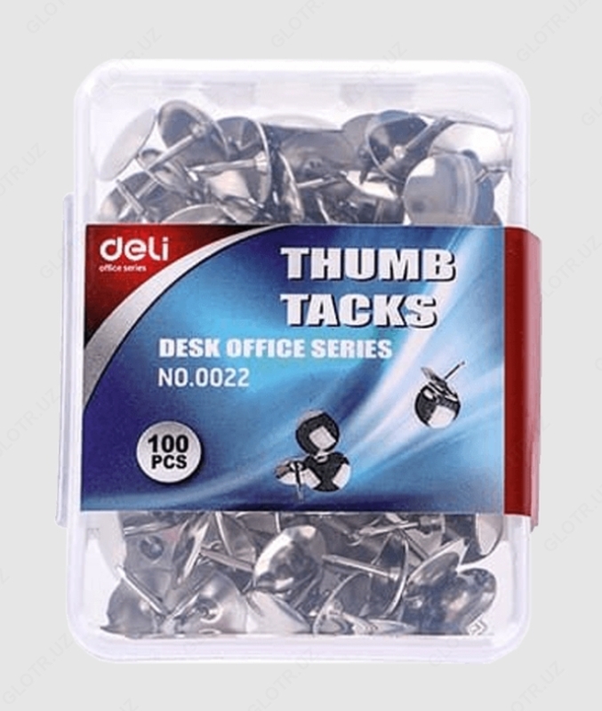 Кнопки канцелярские по 100шт