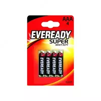 Батарея Energizer EVEREADY SHD AAA/R03 FSB4 639608 - от {0} сум