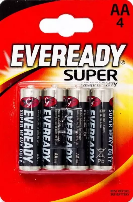 Батарея EVEREADY SHD AA/R6 FSB4 637084